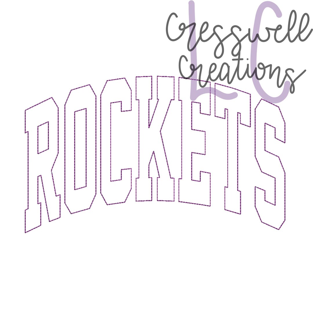 Rockets Embossed 3D Puff Machine Embroidery Design - Etsy