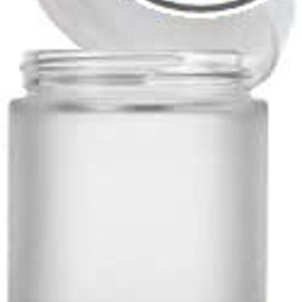 Frosted Glass Jars Etsy