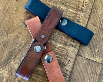 Leather Mug Strap: Renaissance Faire Tankard Holder