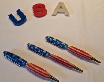 USA ballpoint pen epoxy resin unique pieces