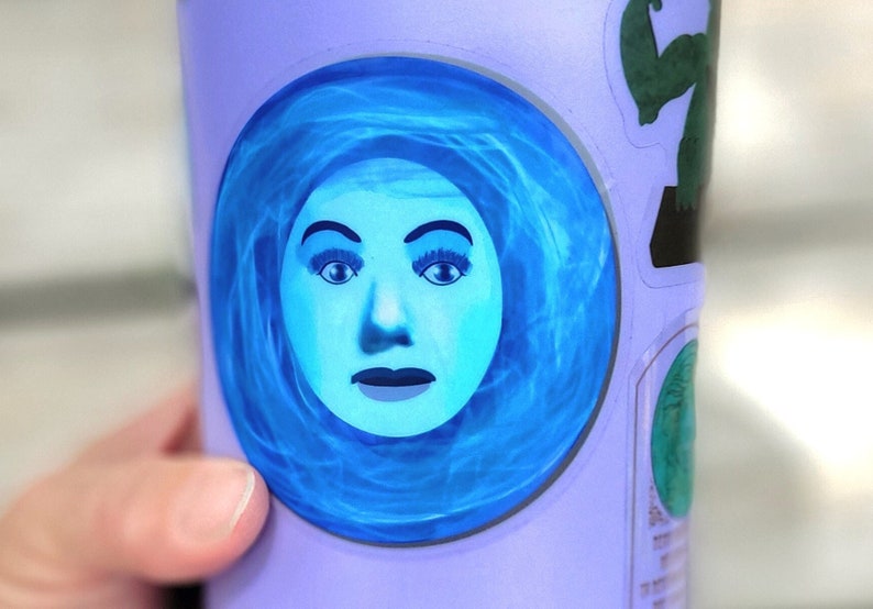 Haunted Mansion Sticker Set for Water Bottle Disneyland Etsy