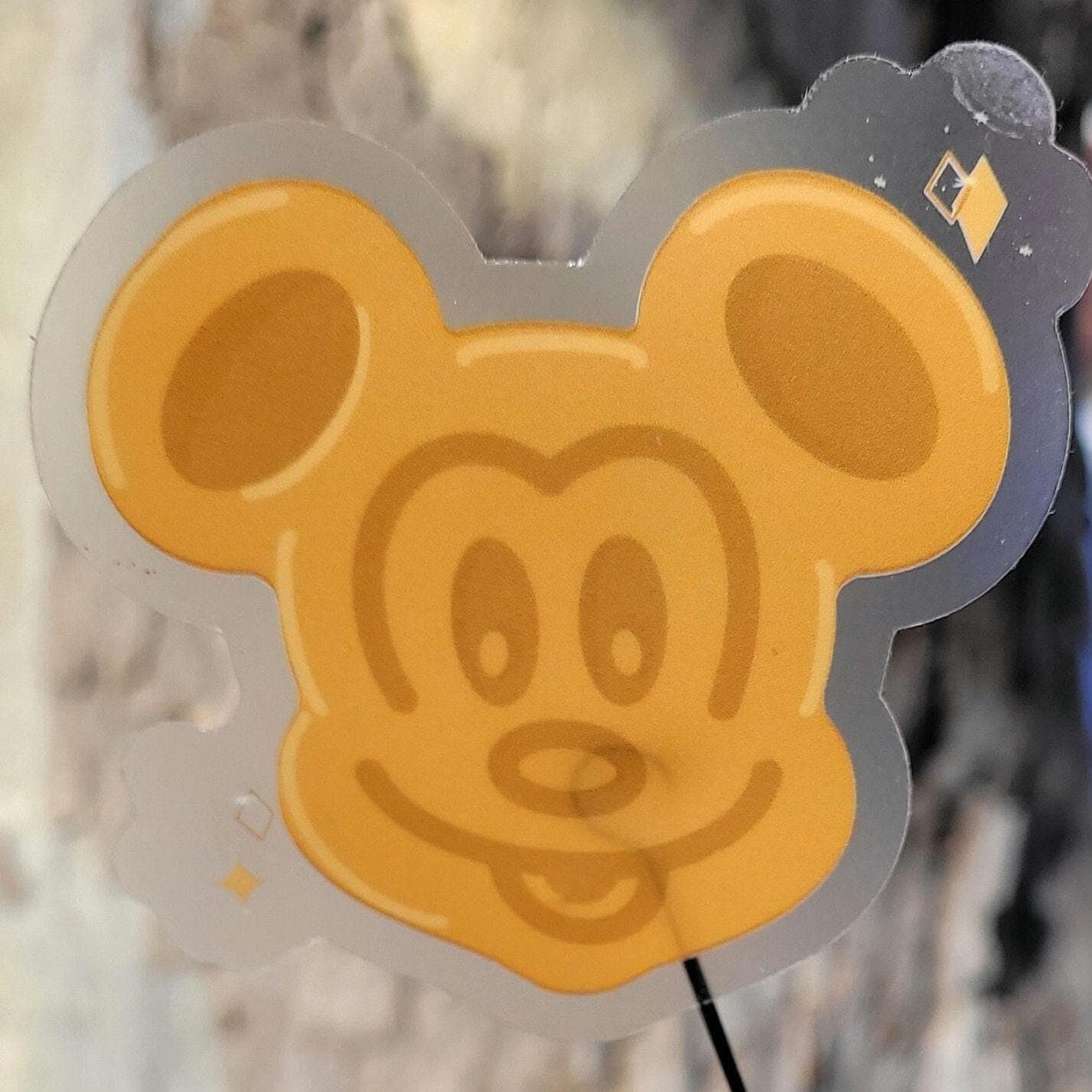 Mickey Waffle Sticker Mickey Waffle Sticker: Disneyland Snacks, Water Bottle Decal - Etsy