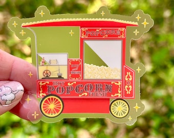 Disney Popcorn Aufkleber: Main Street USA Vinyl Aufkleber