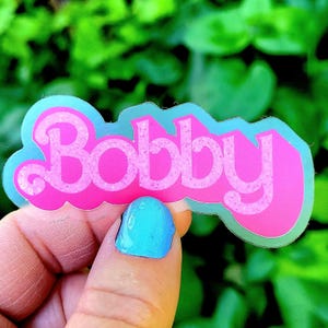 Bobbie Bob Weir Inspired Sticker; Glittery Grateful Dead Decal for Water Bottles, Laptop, and Concert Trading, Custom Quantities Available