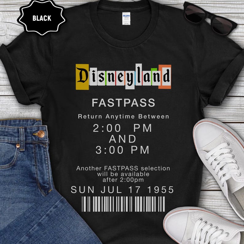 Vintage Disneyland FastPass Shirt, Retro Vacation Group Tee, Multi Design image 8