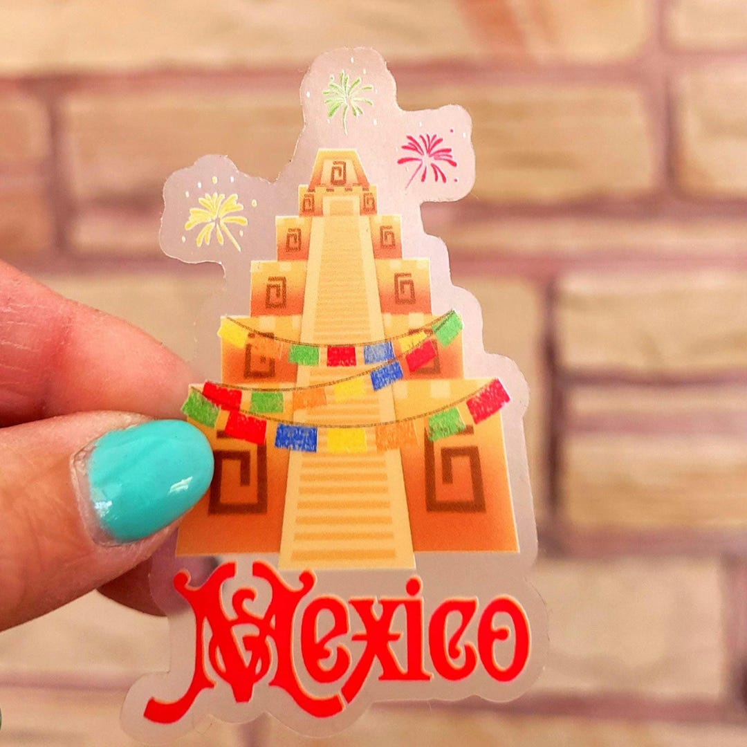 Mexico Pavilion Sticker, Epcot World Showcase Vinyl Decal - Etsy