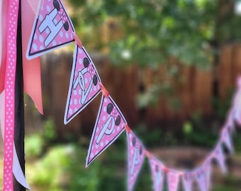 Minnie Mouse Birthday Banner: DIY Printable Party Garland (Digital Download