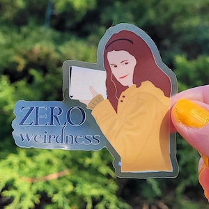 Bella Swan Reading Sticker, Twilight Inspired Water Bottle Decal, Millennial Laptop Graphic, Bookish Decor, Twilight Fan Gift, Movie Quote