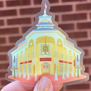 Magic Kingdom Emporium Sticker, WDW Decal for laptop or Water Bottle, Disney Main Street Souvenir, Theme Park Fan Gift, Vacation Scrapbook