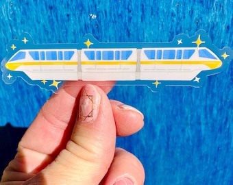 Naklejka na Walt Disney World Monorail – Vintage Disney Transportation Retro Vinyl Decal