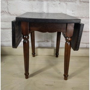 Vintage Wood Drop Leaf Table 18" Doll Furniture 1990's