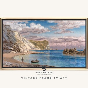 Samsung Frame TV Art | Vintage Antique Landscape Painting | Cool | Digital Download | BPC-TV#5