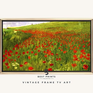 Samsung Frame TV Art | Vintage Antique Landscape Painting | Bright | Digital Download | BPC-TV#10