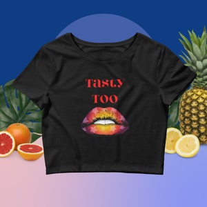Tasty lips Women’s Crop Tee
