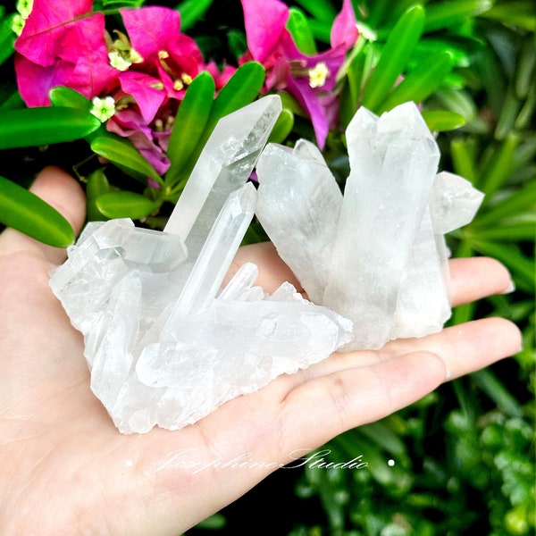 Large Raw Clear Quartz - Clear Quartz Crystal - Clear Quartz - Natural Quartz - Large Raw Quartz Cluster - Quartz Crystal - Crystal Cluster