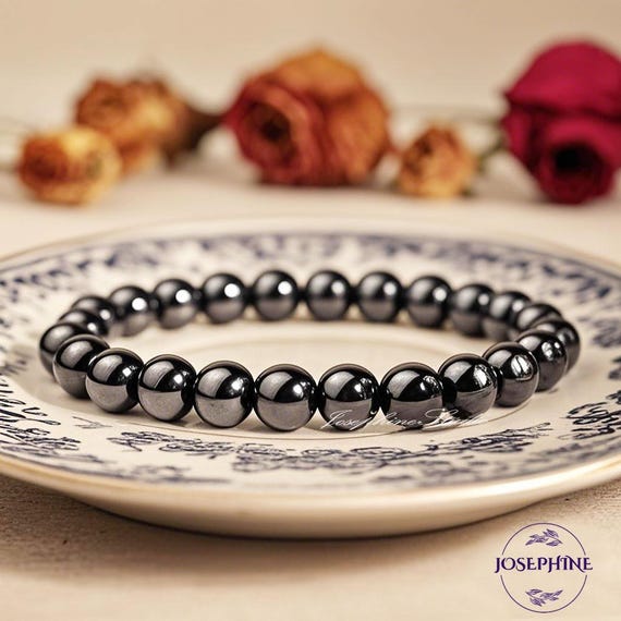 Pietra preziosa rossa naturale di alta qualà Pietra melograno Bracciale con perline Fascino Bracciale con granato da donna Braccialetti con ciondoli Yoga Medazione Regalo di amicizia