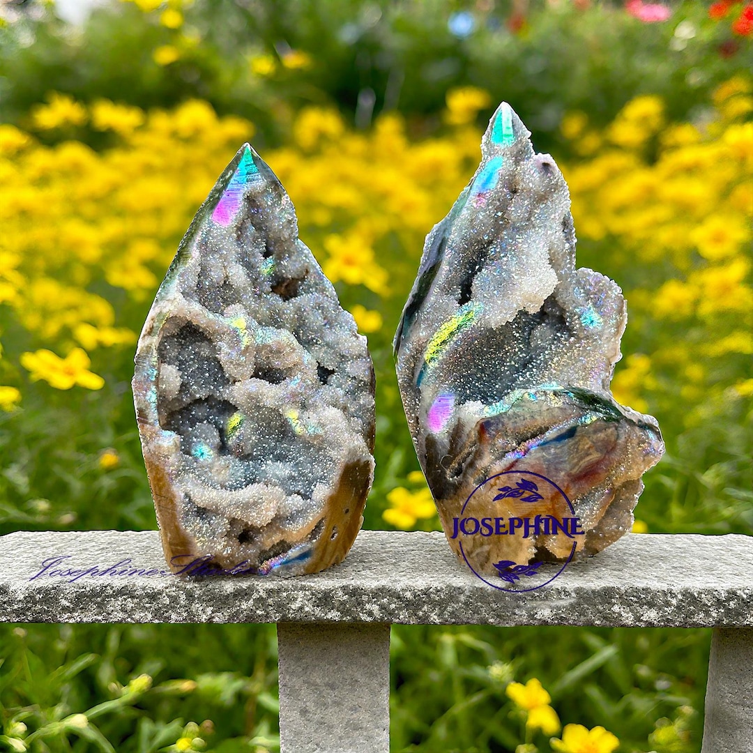 Large Rare Rainbow Aura Sphalerite Quartz Crystal Chunk, 200-250g Mineral Rocks Specimen, Home Crystal Decor Ornament Collection Gift - Etsy