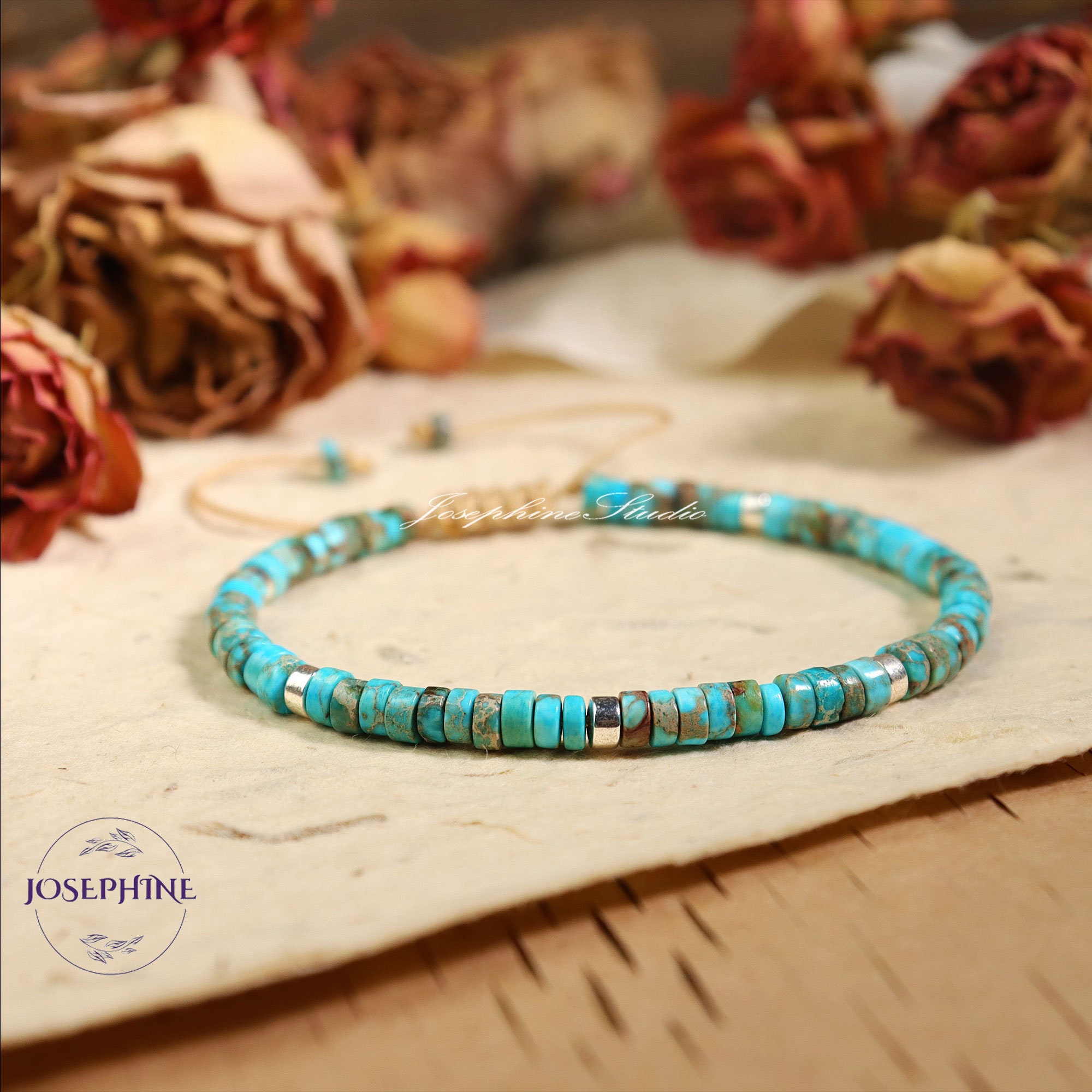 Wampum Bead Bracelet Kit (french Glass Wampum Beads) - (s