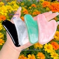 Crystal Gua Sha Tool, Natural Stone Body and Facial Massage Tool, Scraping Plate, Premium Gemstones, Skin Care Tool, Green Jade, Obsidian