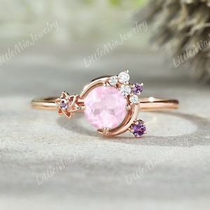 Star Quartz Ring Etsy