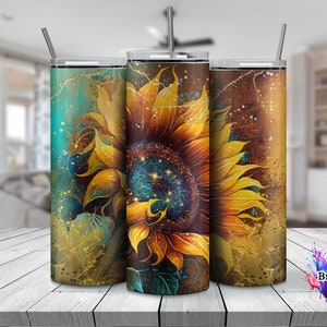 Gobelet tournesol | Tournesol | Cadeau | Pour elle | Anniversaire | Noël | Anniversaire | Gobelet | 20 onces | Gobelet de 20 onces | tasse de voyage