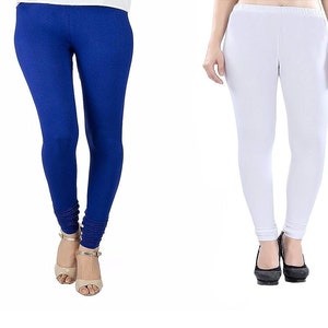 Casual Solid Skinny Royal Blue Plus Size Pants (Women's)