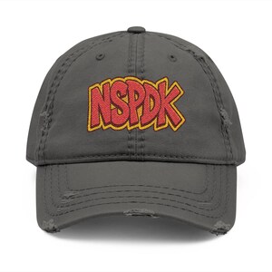 Embroidered Distressed Hat
