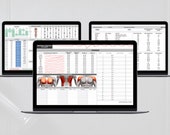 Advanced Workout Tracker | Google Sheets | Gym Progress Tracker | Diet Tracker | Macro Calculator |  Training Tracker | Gym Planner