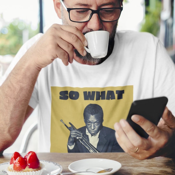 Miles Davis Adult Heavyweight T-Shirt