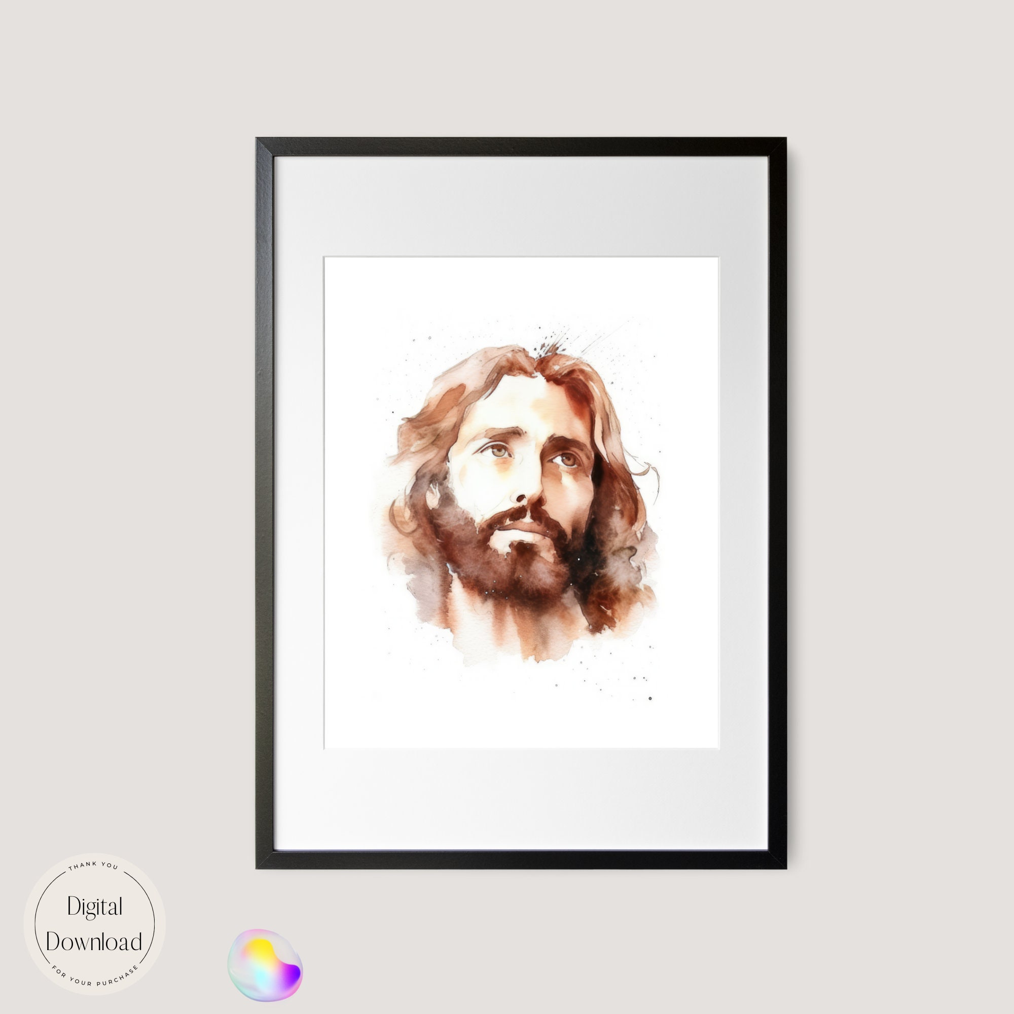 Jesus Christ Religious Printable Art 201 Instant Download - Etsy