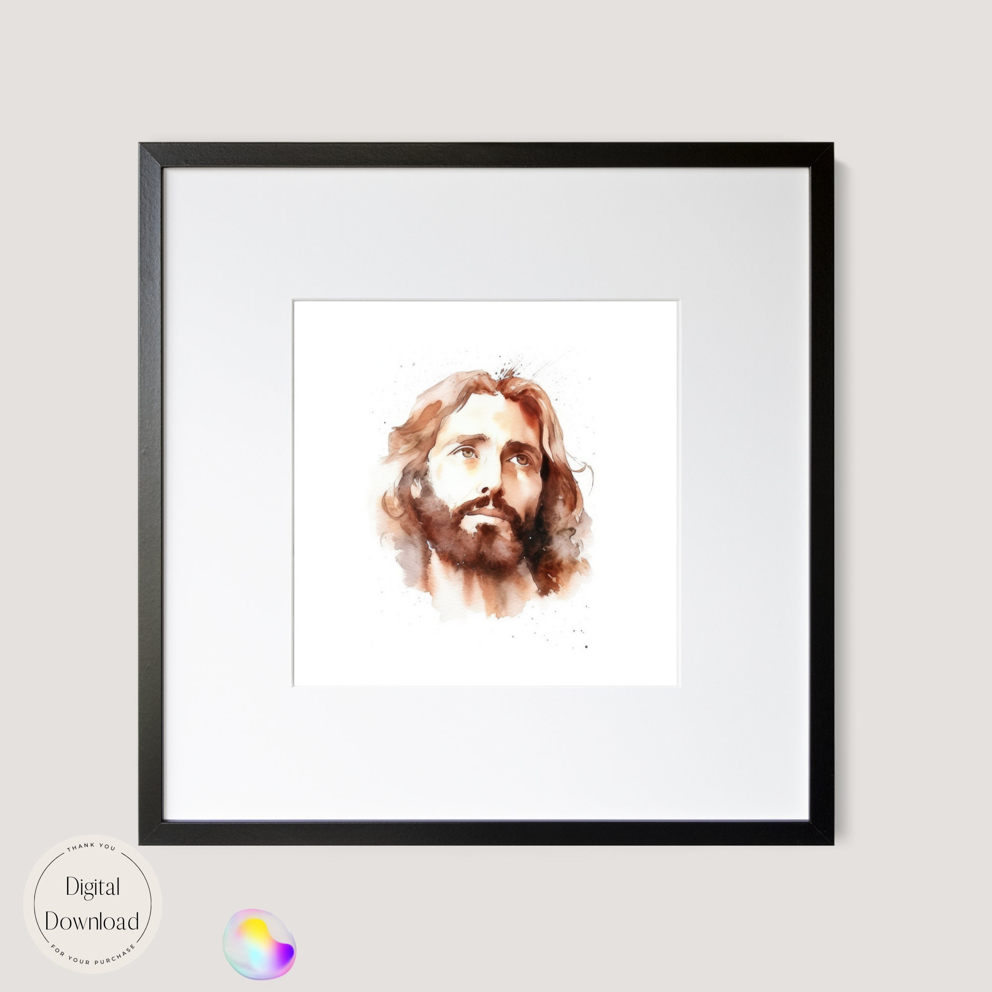 Jesus Christ Religious Printable Art 201 Instant Download - Etsy