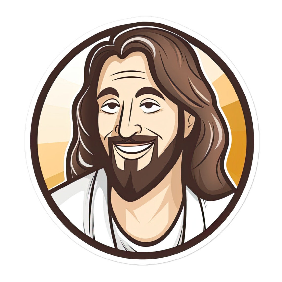 Holy Spiritguided Jesus Christ Decal for Spiritual Reflection Cute