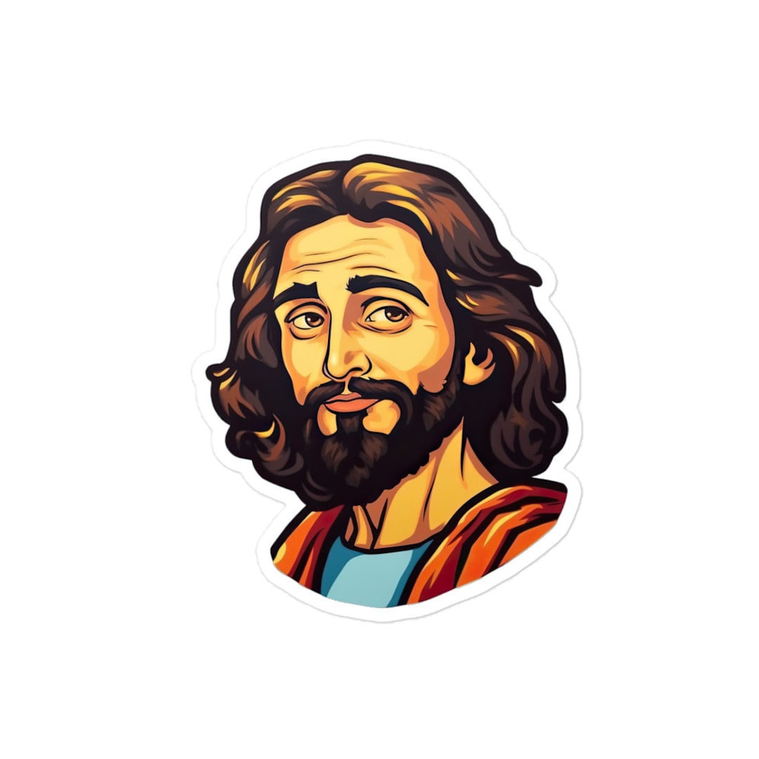 Jesus Christ Sticker | Kiss-cut & Bubble-free Premium Stickers - Etsy