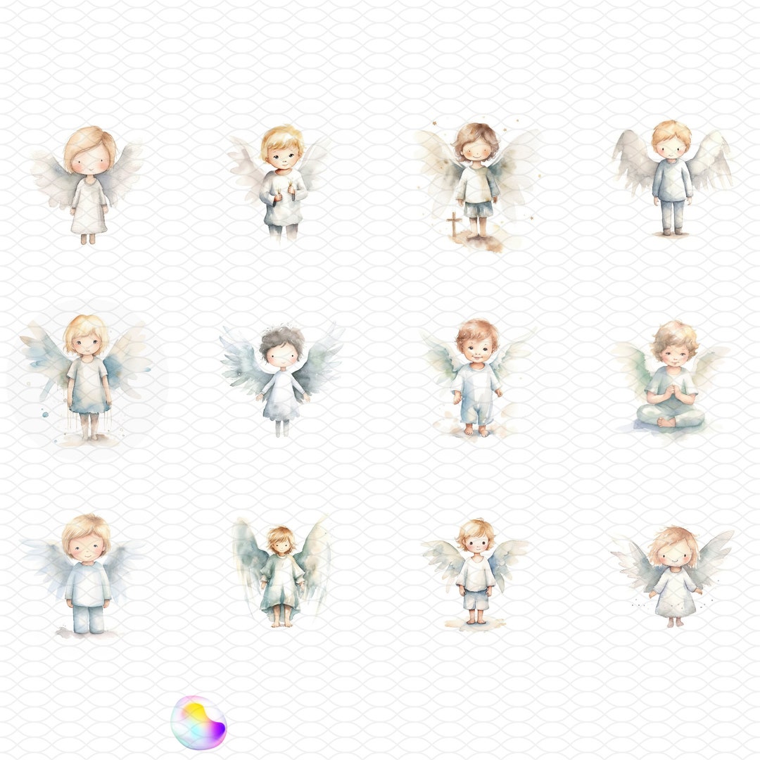 Archangel Michael Decals Christening Keepsake Nursery Wall Etsy