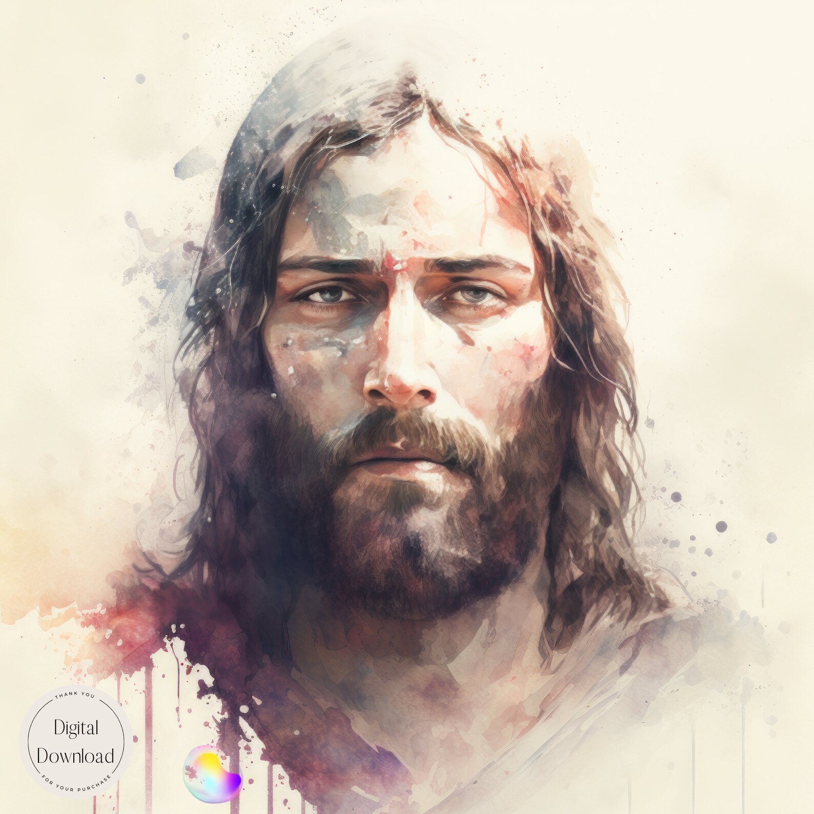 Jesus Christ Religious Printable Art 376 Instant Download - Etsy