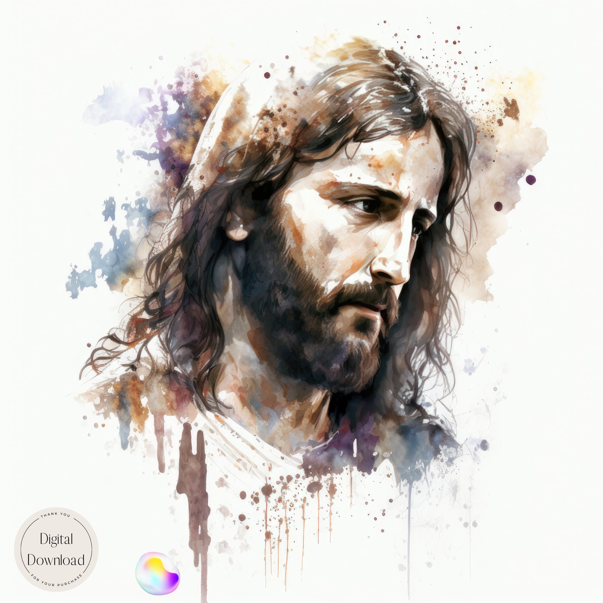 Jesus Christ Religious Printable Art 103 Instant Download - Etsy