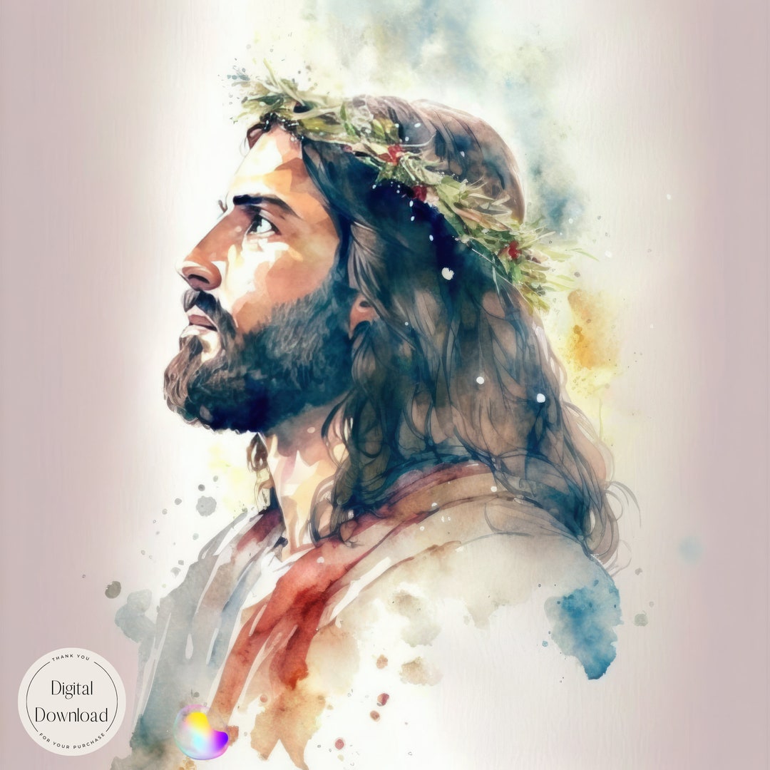 Jesus Christ Religious Printable Art 233 | Instant Download | Divine ...