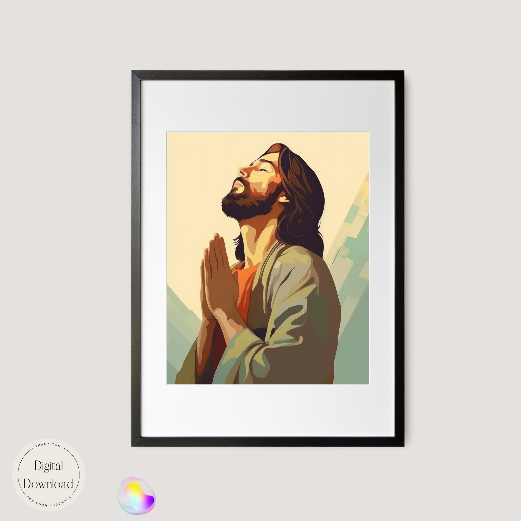 Jesus Christ Religious Printable Art 60 Instant Download - Etsy