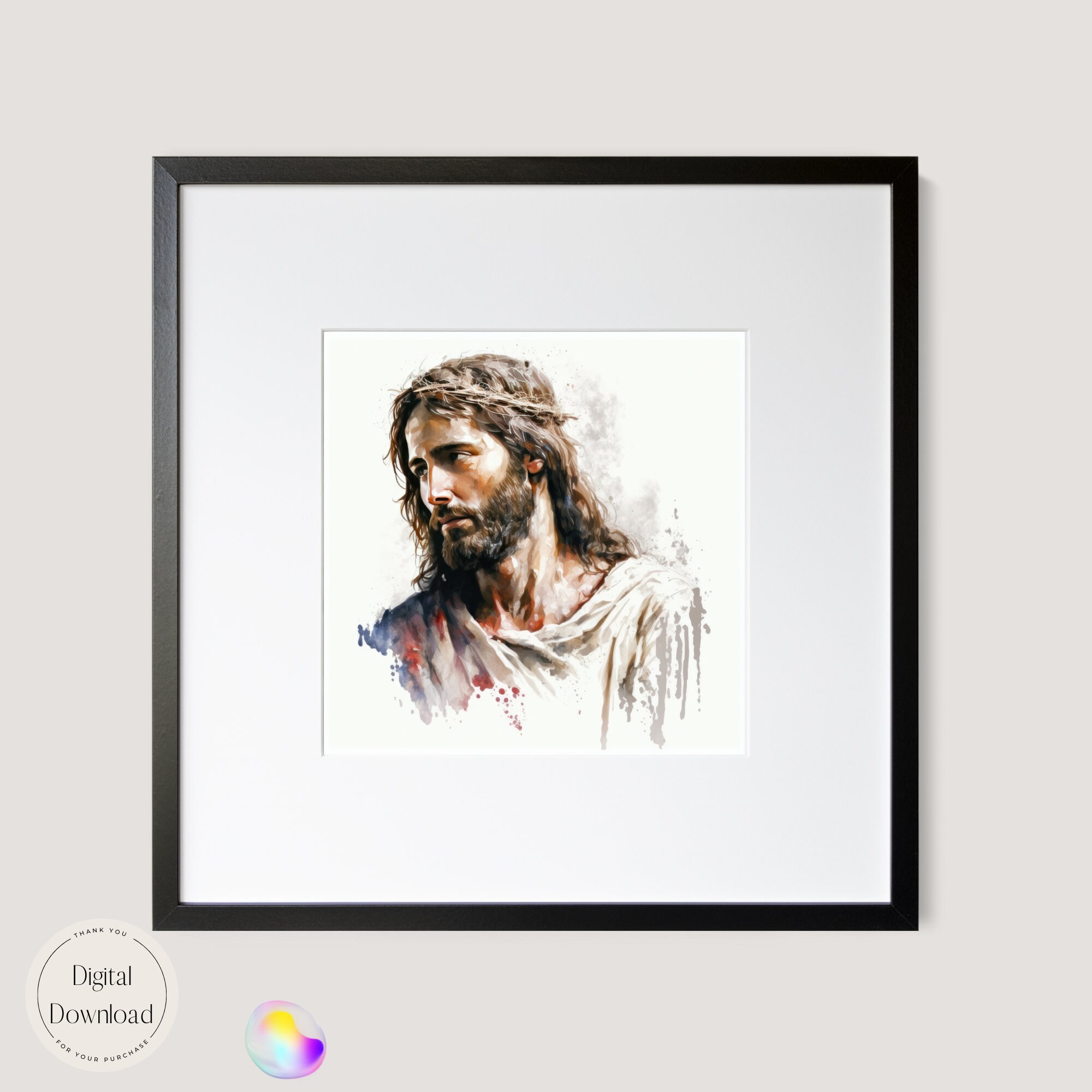 Jesus Christ Religious Printable Art 170 Instant Download Christian ...