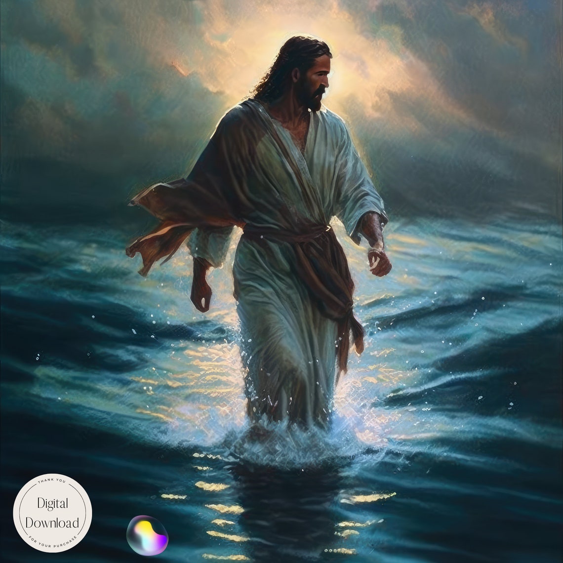Instant Messiah Jesus Christ Religious Printable Art 171 | Instant Download | Messiah's ...