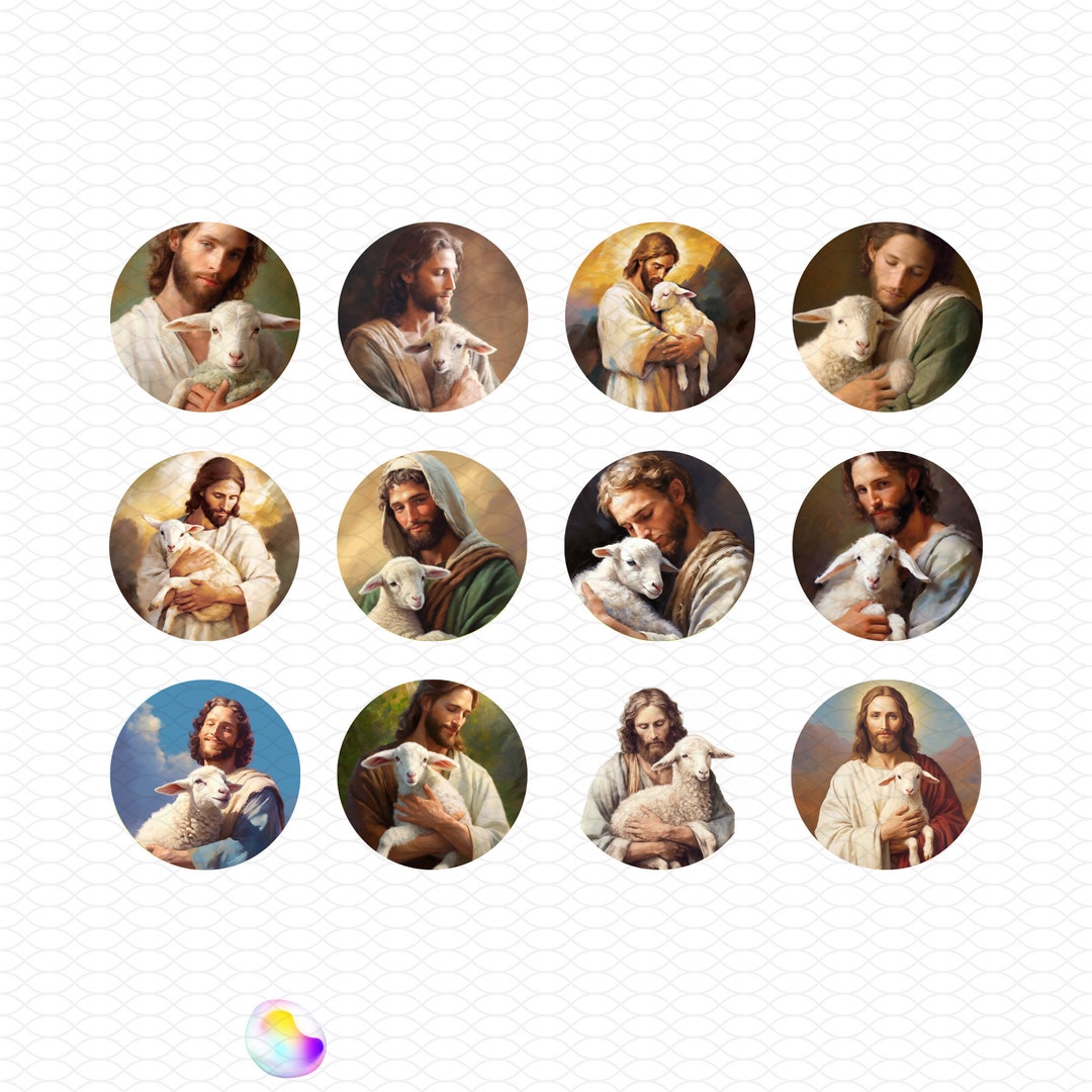 Jesus the Sheppard Stickers Jesus Christ Sticker Sheet Etsy