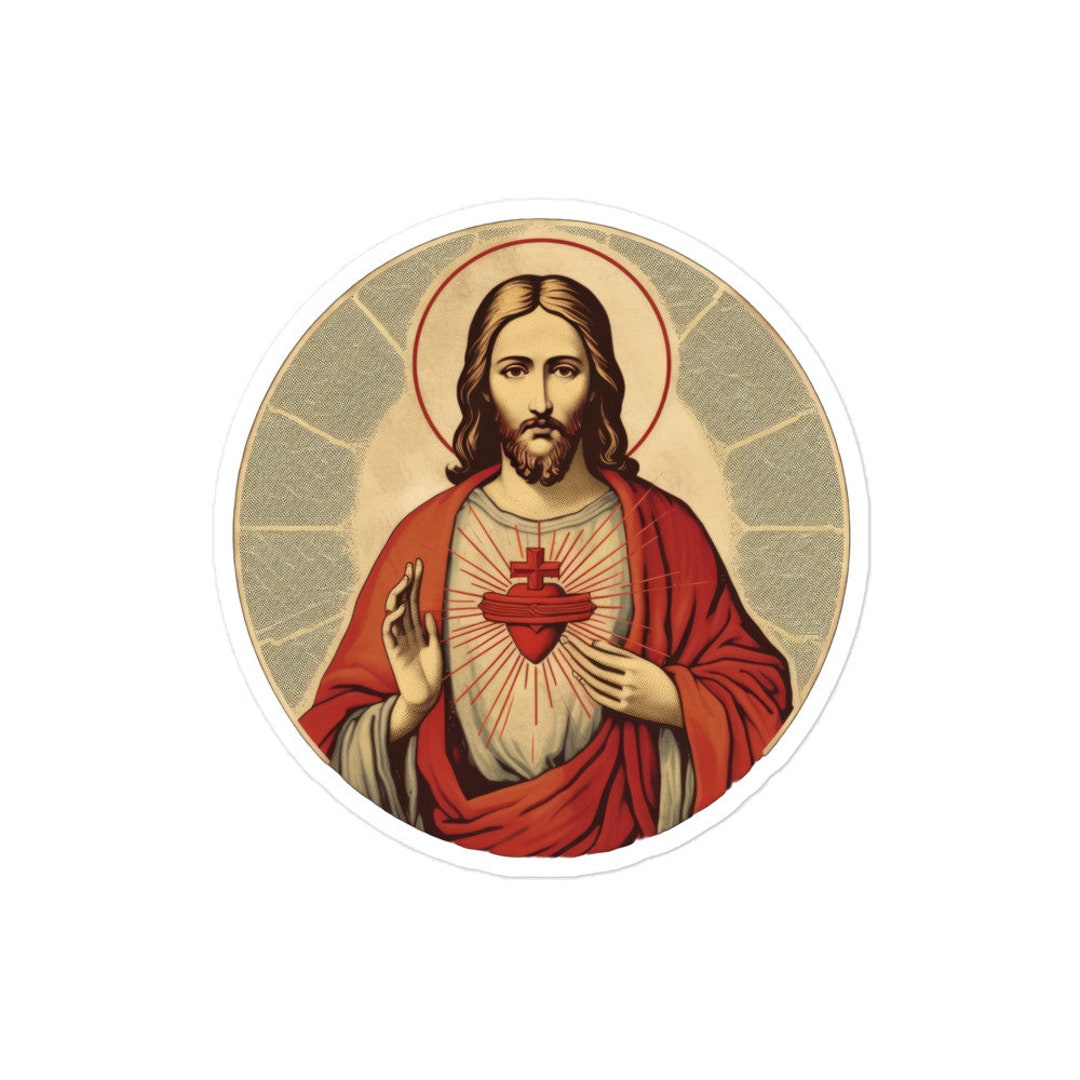 Jesus Christ Sticker | Kiss-cut & Bubble-free Premium Stickers - Etsy