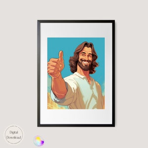 Jesus Christ Religious Printable Art 111 | Instant Download | - Etsy