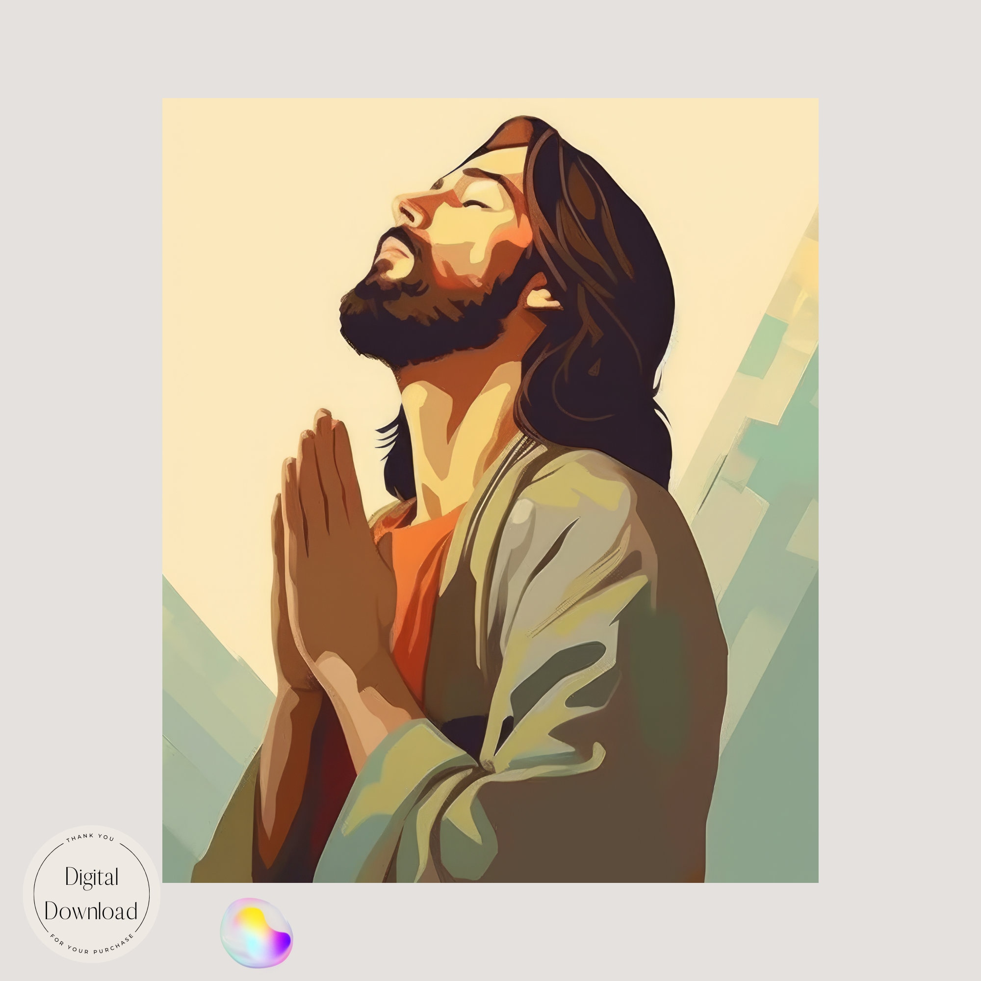 Jesus Christ Religious Printable Art 60 Instant Download - Etsy