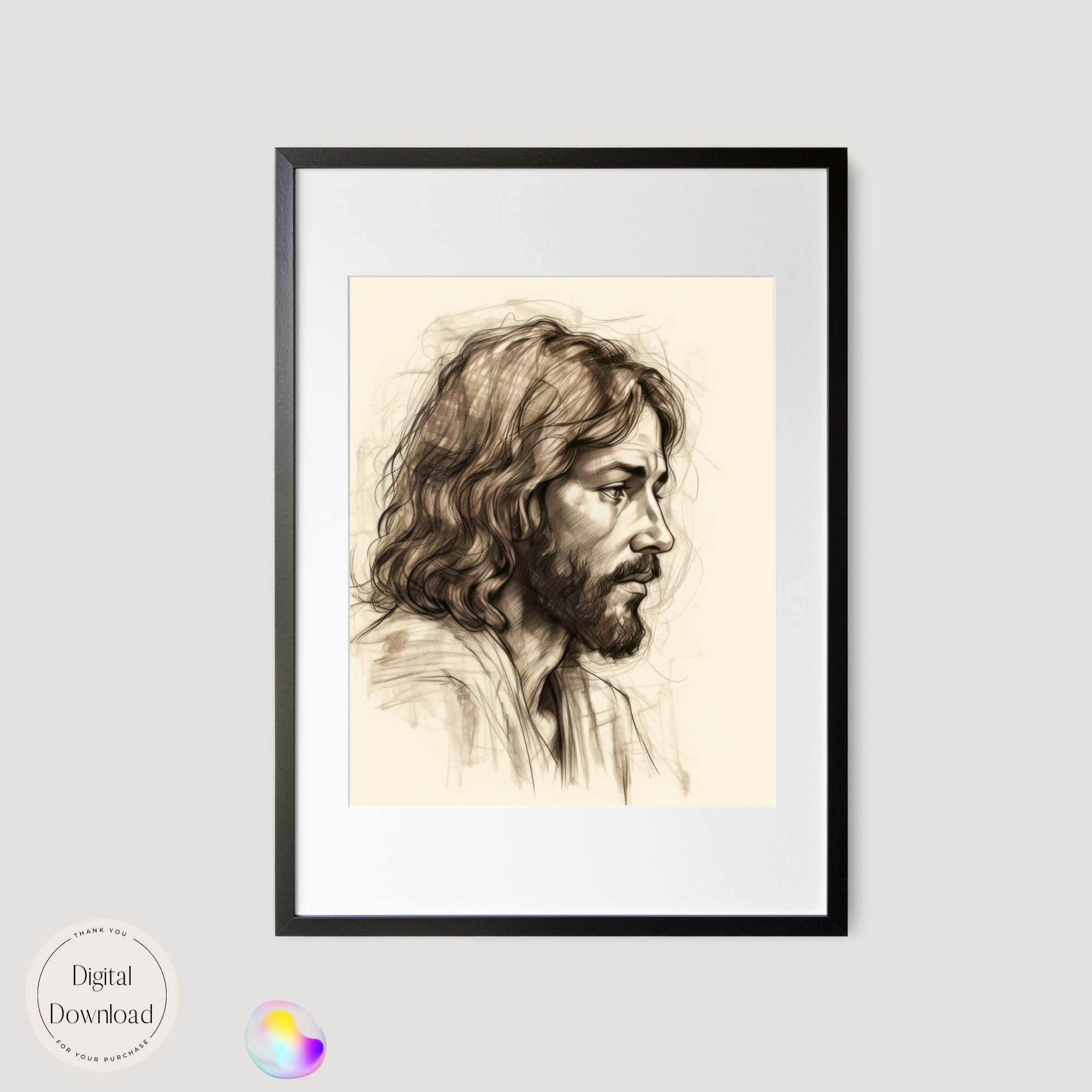 Jesus Christ Religious Printable Art 321 Instant Download - Etsy