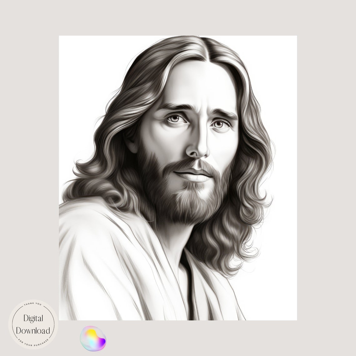 Jesus Christ Religious Printable Art 218 Instant Download Kingdom's ...