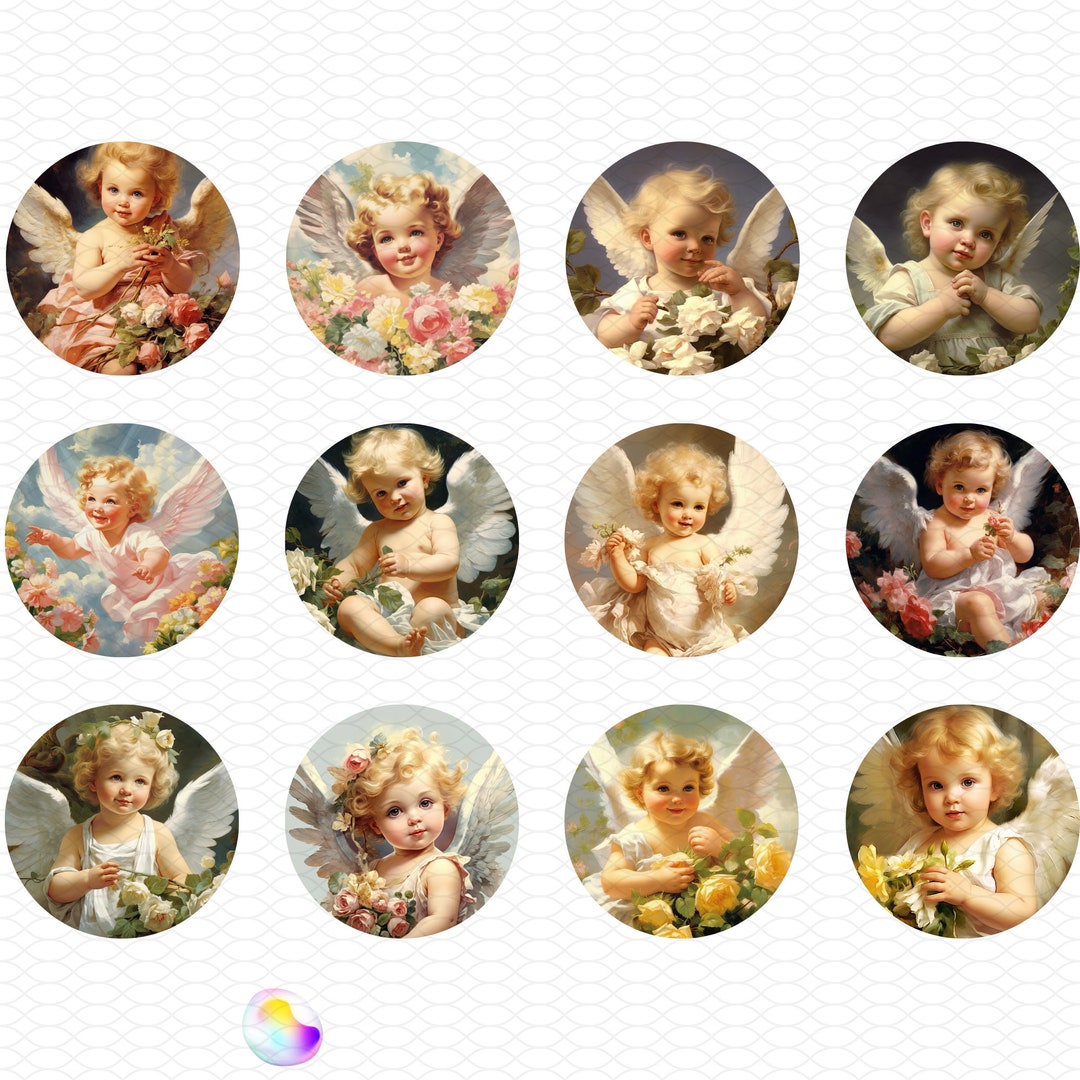 Angelic Labels 12x Angelic Blessings Sticker Set - Newborn Gift - Faithful Baby Shower ...
