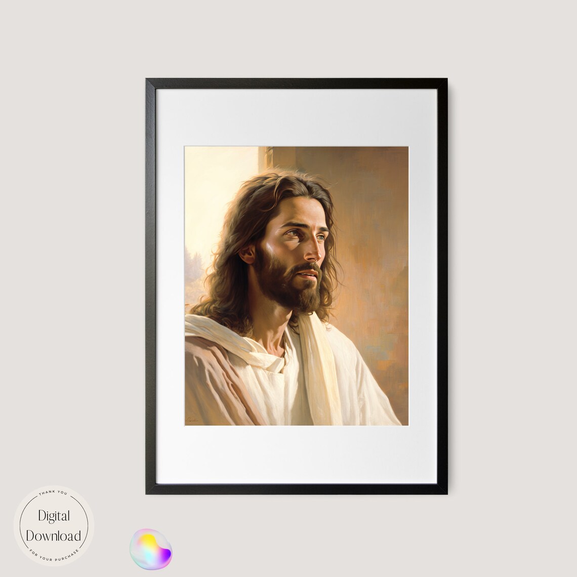 Jesus Christ Religious Printable Art 254 Instant Download Sacred Heart ...