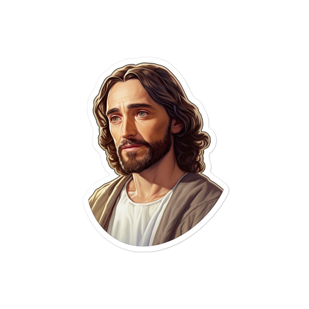 Eternal Love of Jesus Christ Sticker for Prayer Spaces Cute Jesus