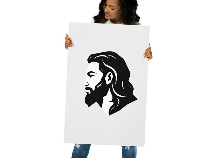 Sacred Savior's Portrait | Jesus Christ Namesake Poster | Resurrection ...